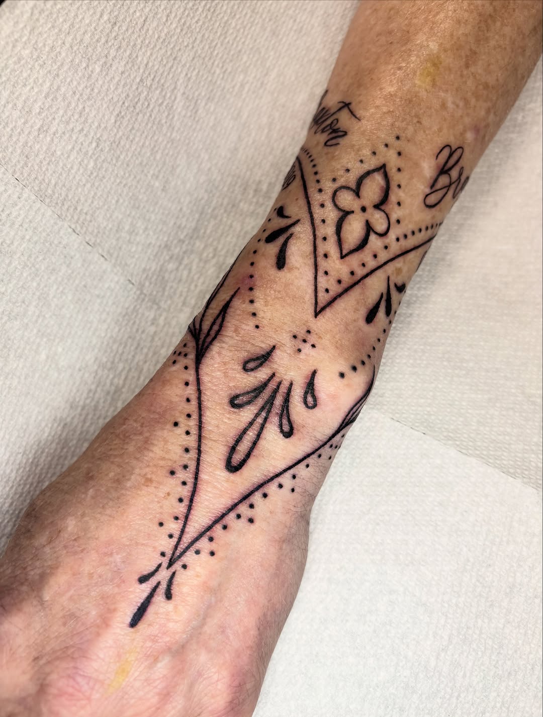 Tattoo by @julieobrientattoo — fine_line, ornamental