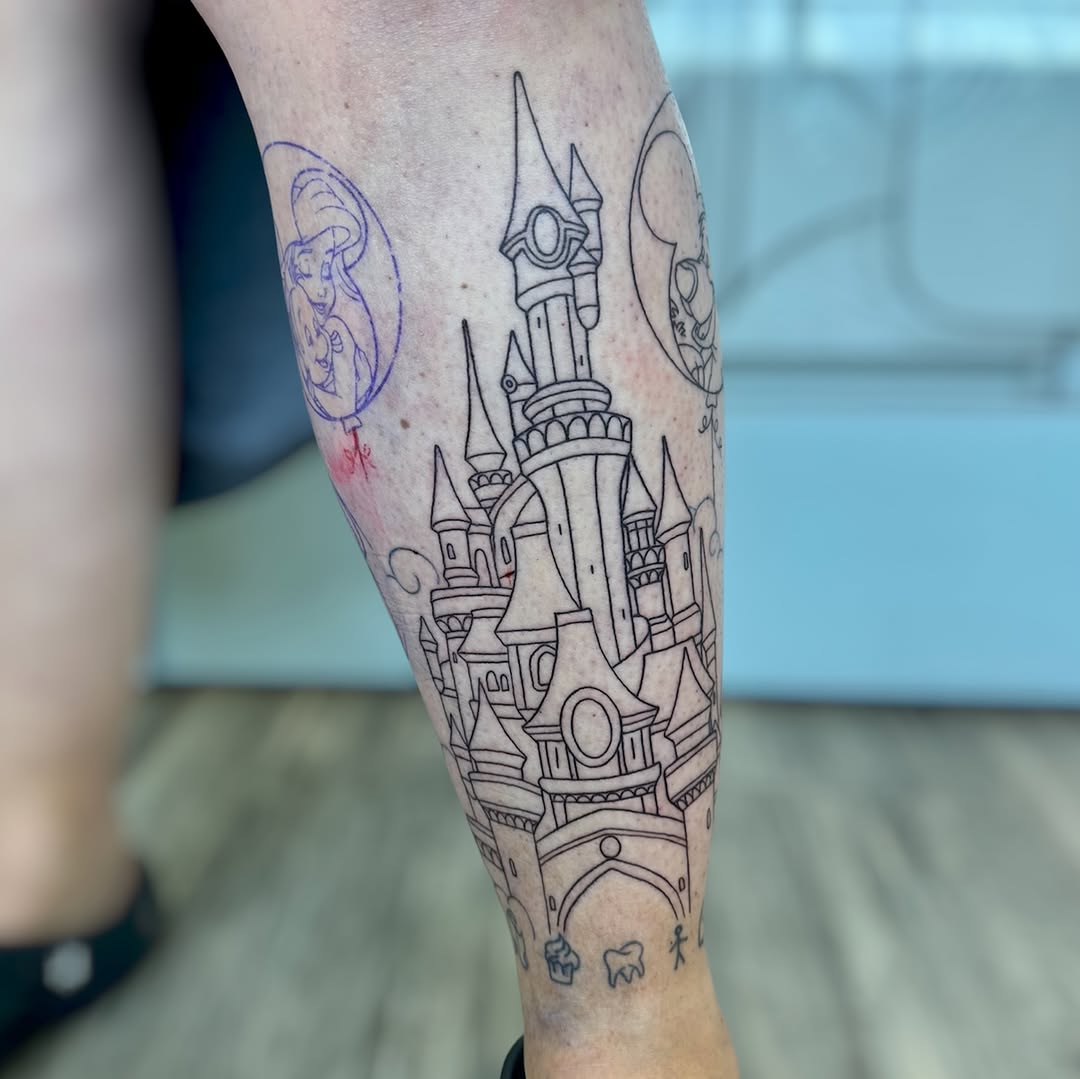 Tattoo by @disnerdtattoo — new_school