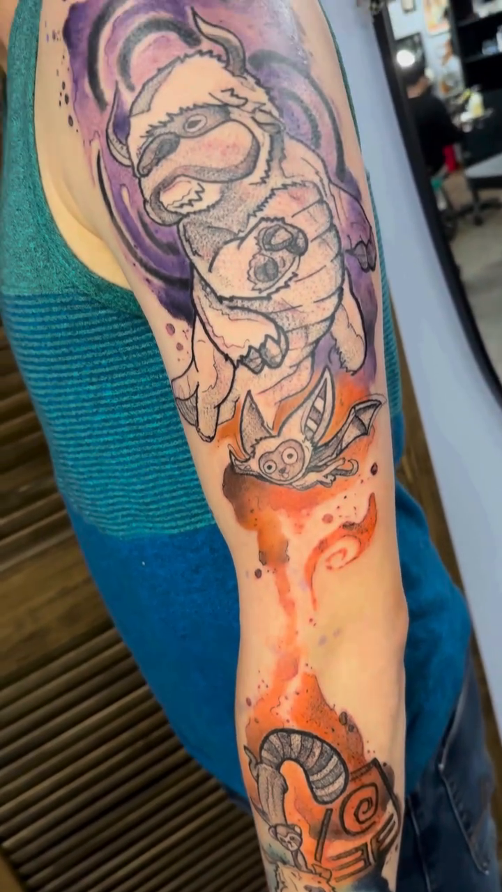 Tattoo by @jenniferedge โ neo_traditional, watercolor