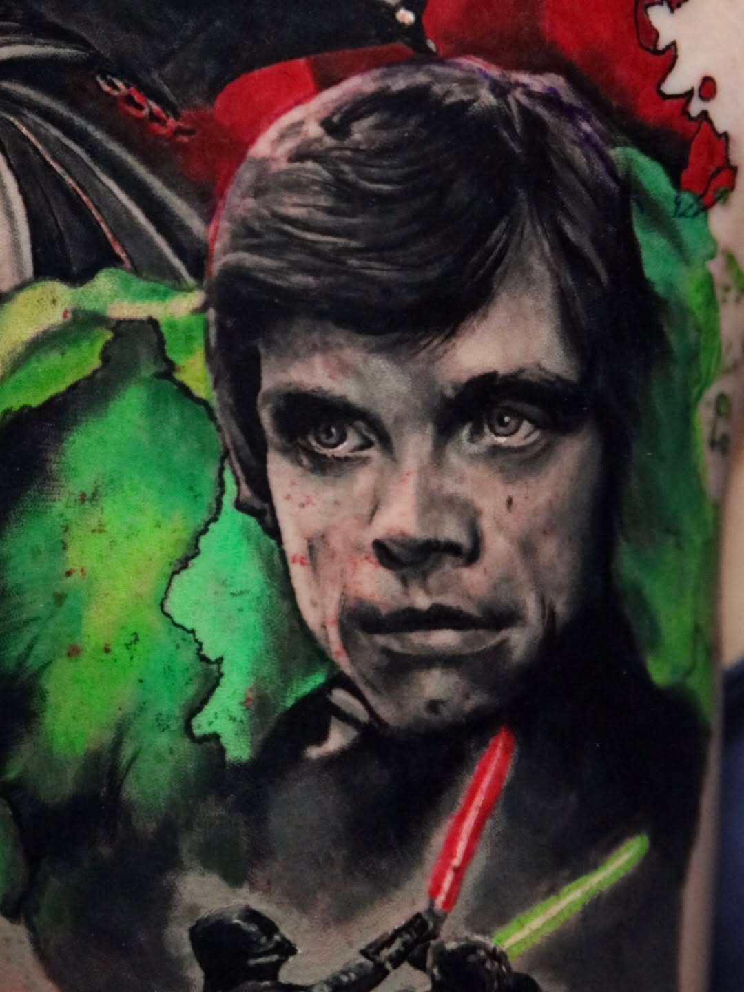 Tattoo by @timmy.grounds — realism, trash_polka