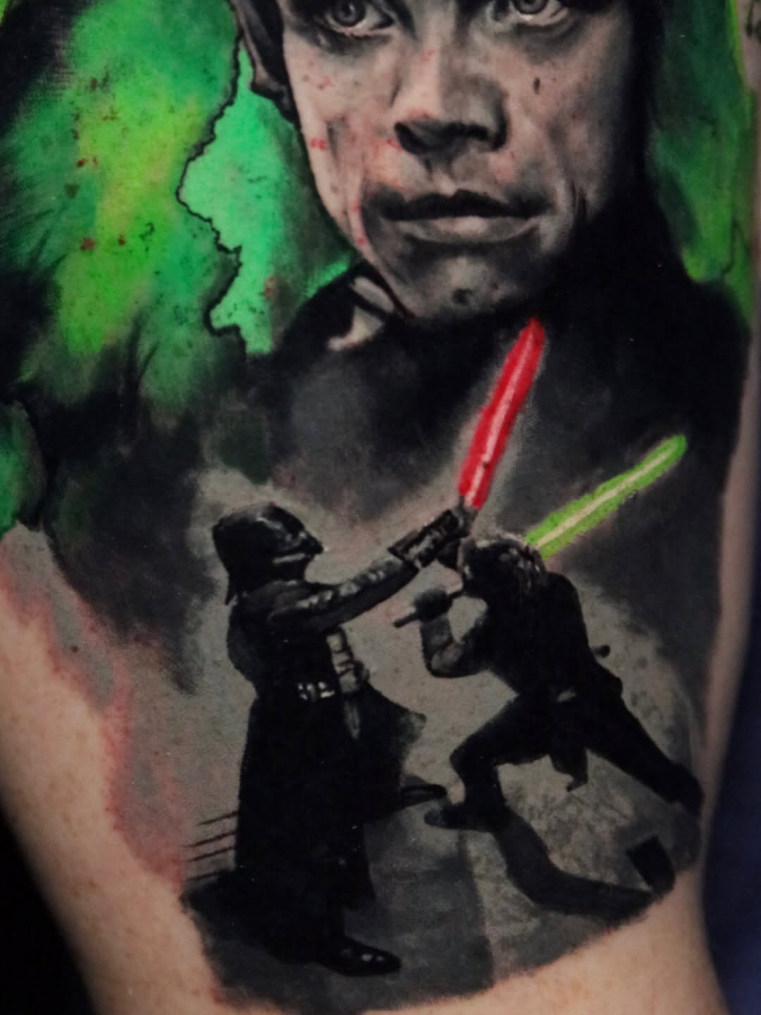 Tattoo by @timmy.grounds — realism, trash_polka