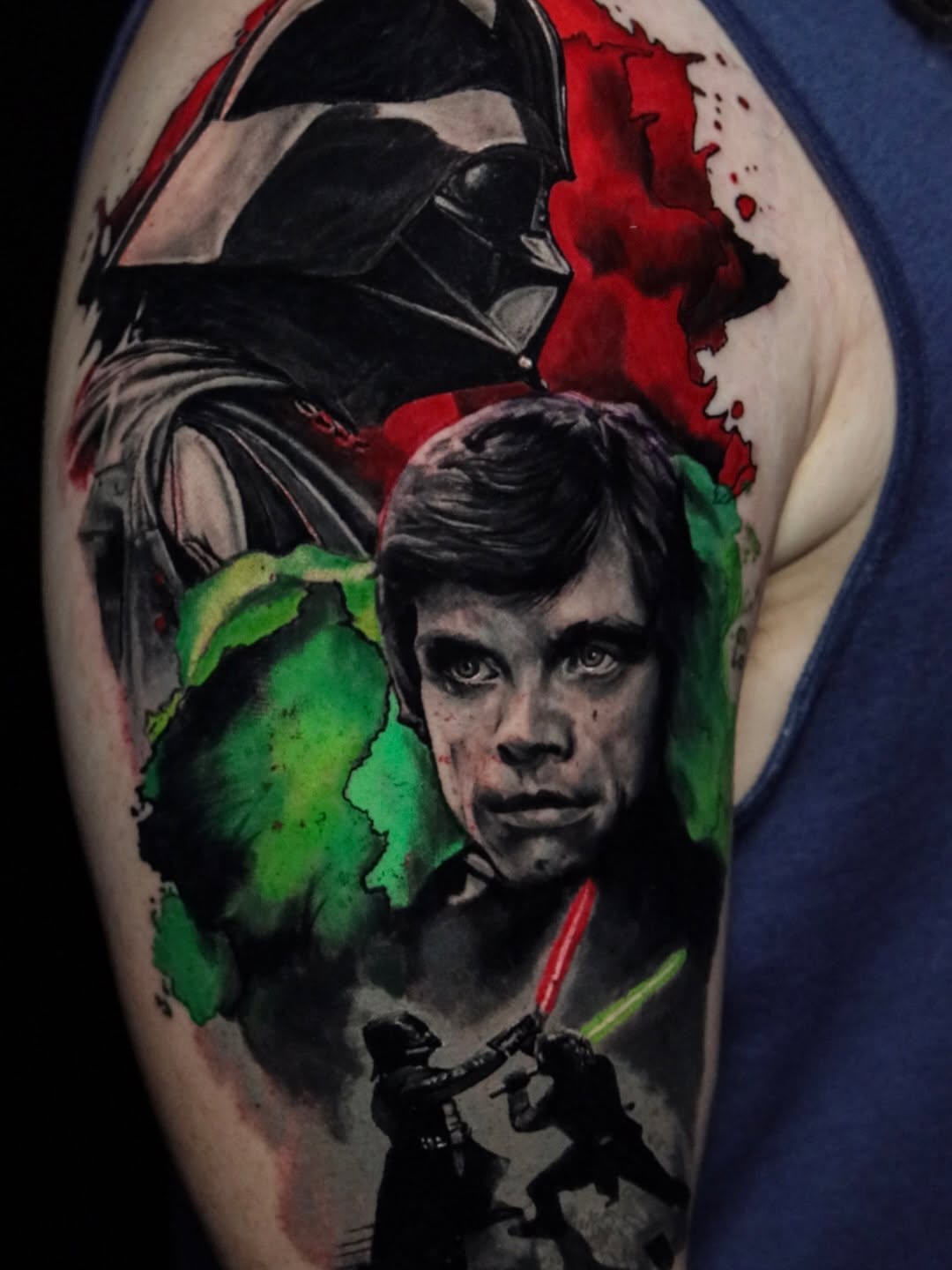 Tattoo by @timmy.grounds — realism, trash_polka