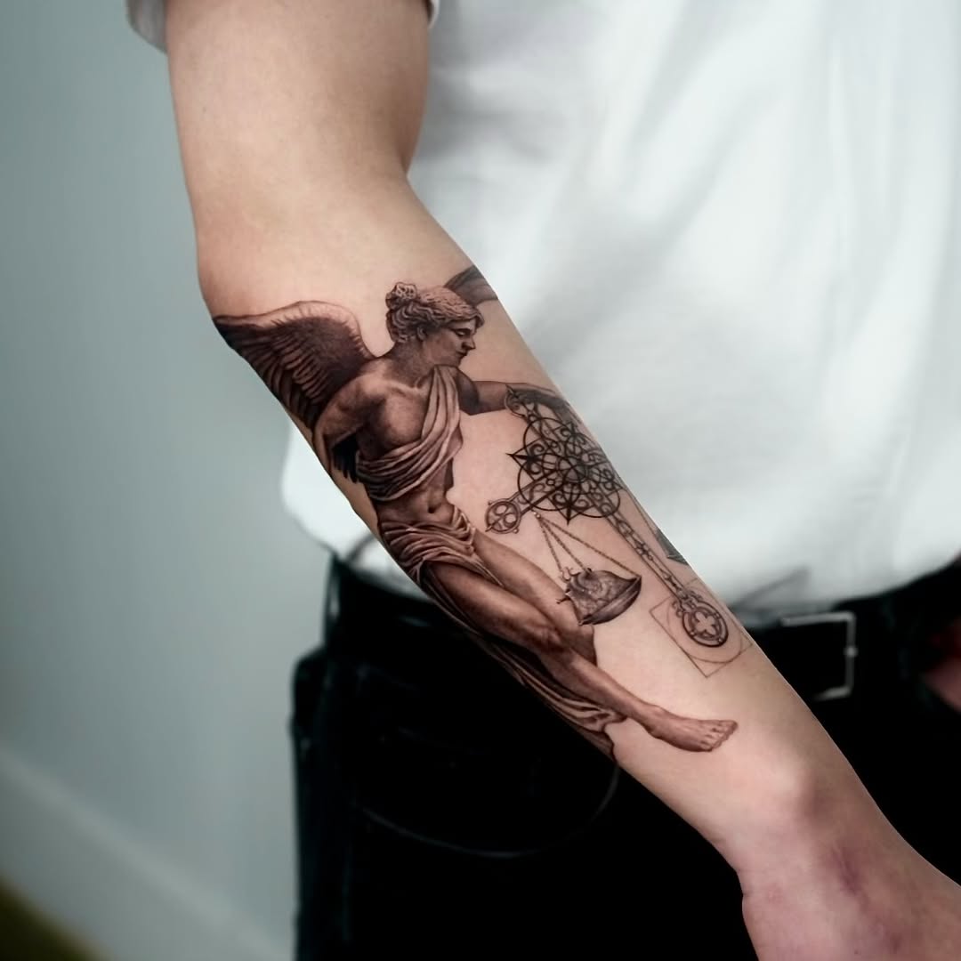 Tattoo by @ji.min.tt — realism, black_and_grey