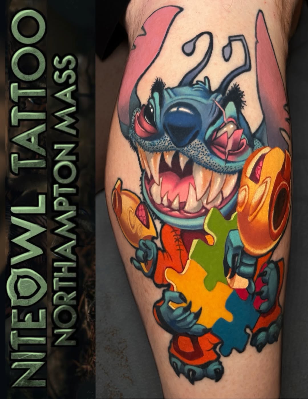 Tattoo by @timmy_b_413 — new_school, anime