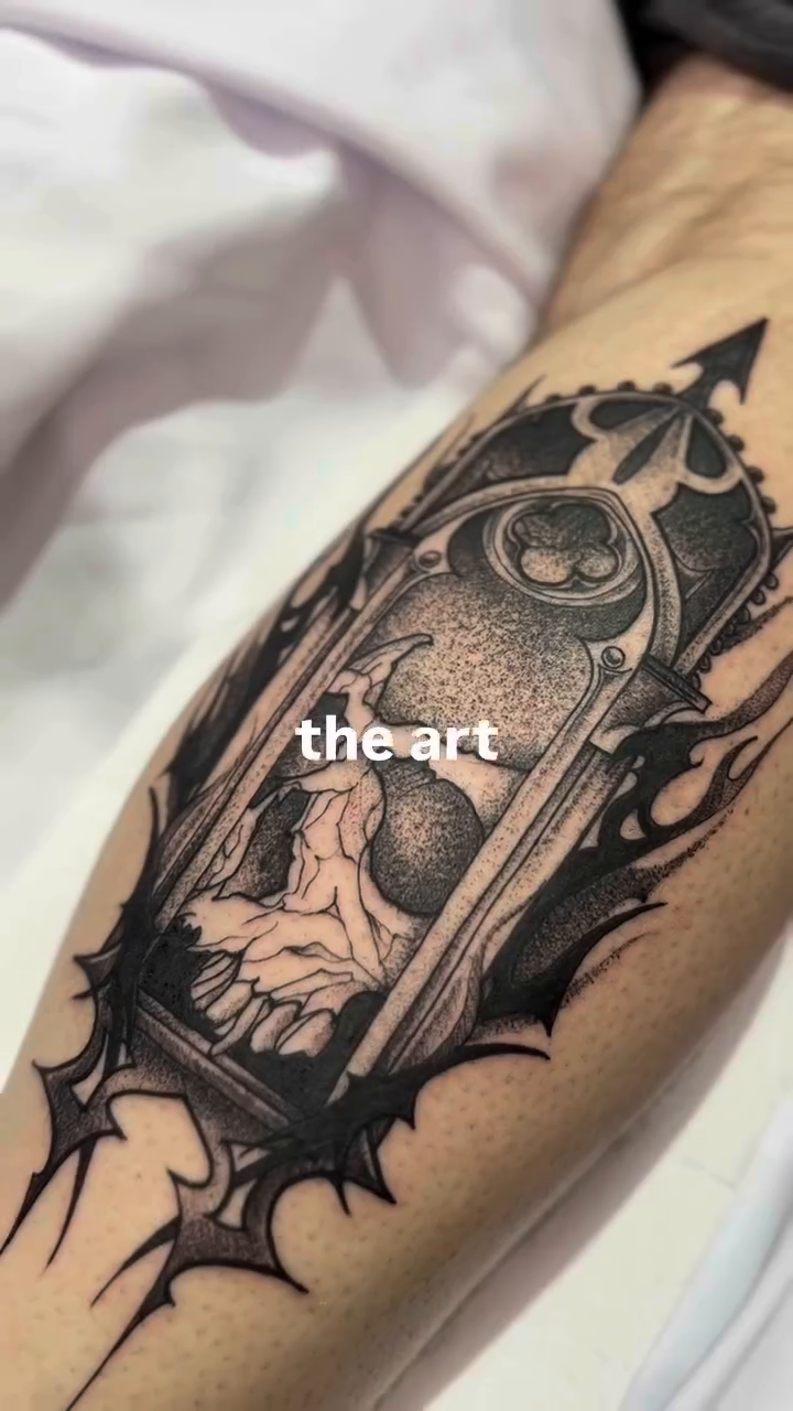 Tattoo by @tatuadoratallissa — dark_realism, black_and_grey