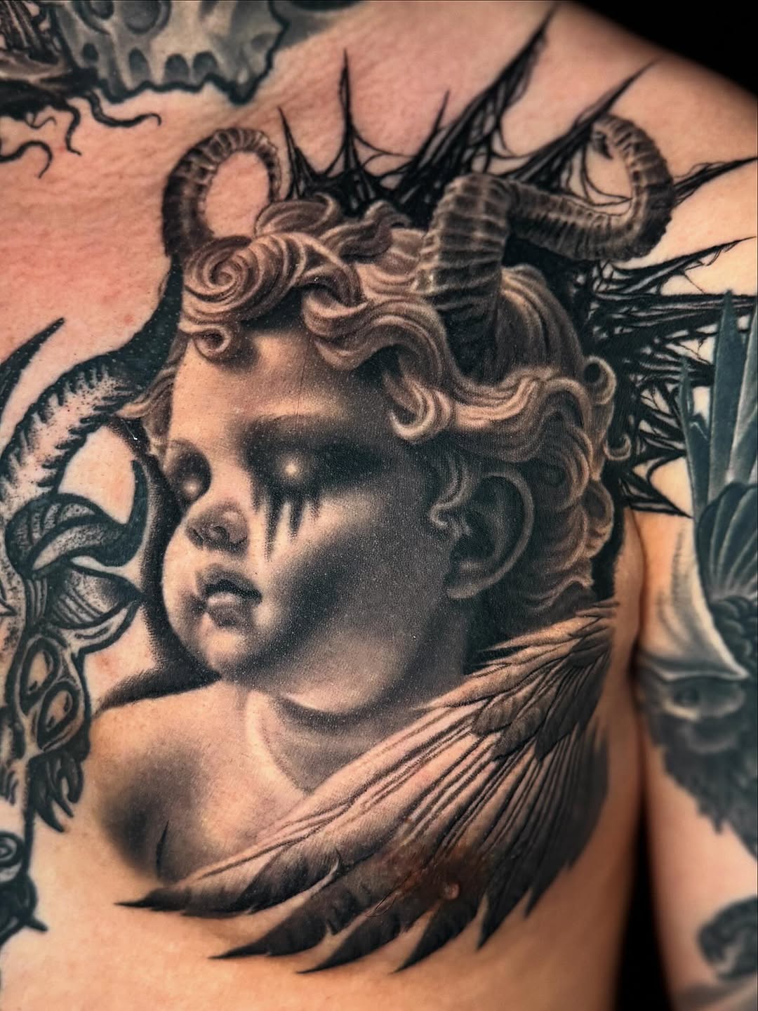 Tattoo by @jwells_tattoos β realism, dark_realism