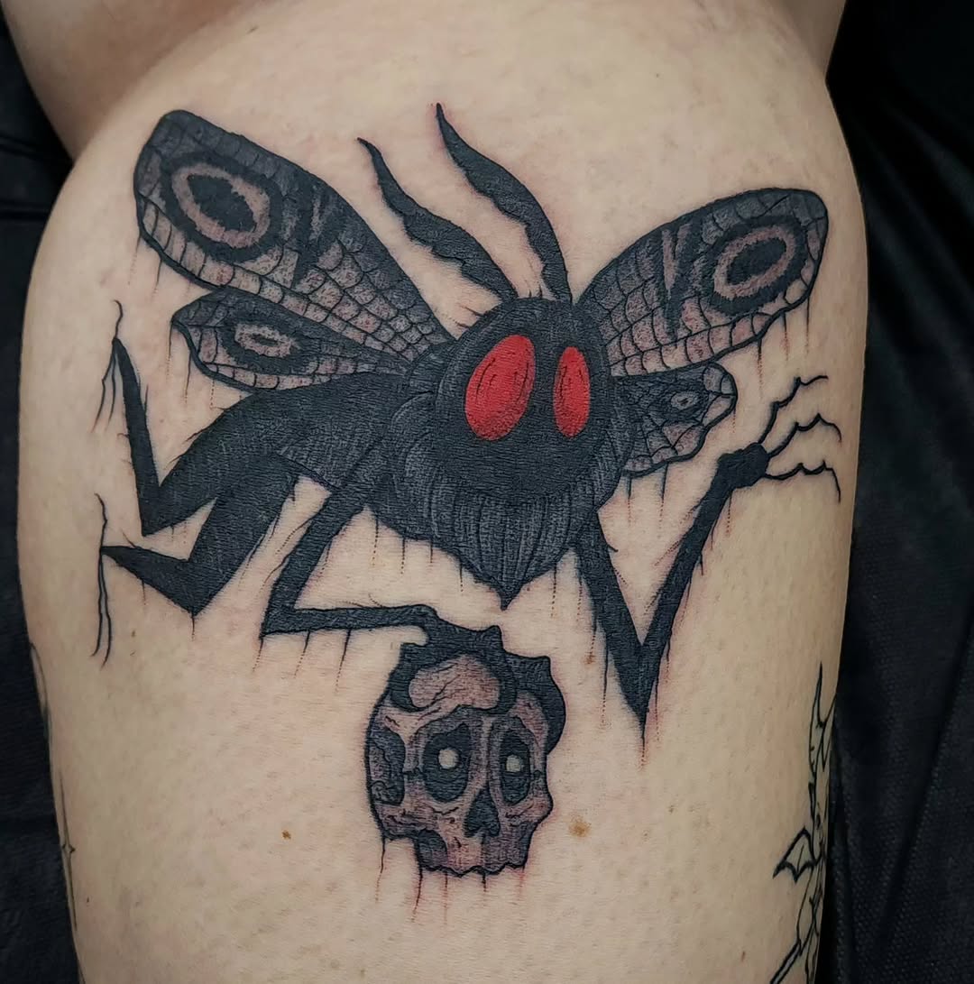 Tattoo by @george_labrada — blackwork, dark_realism