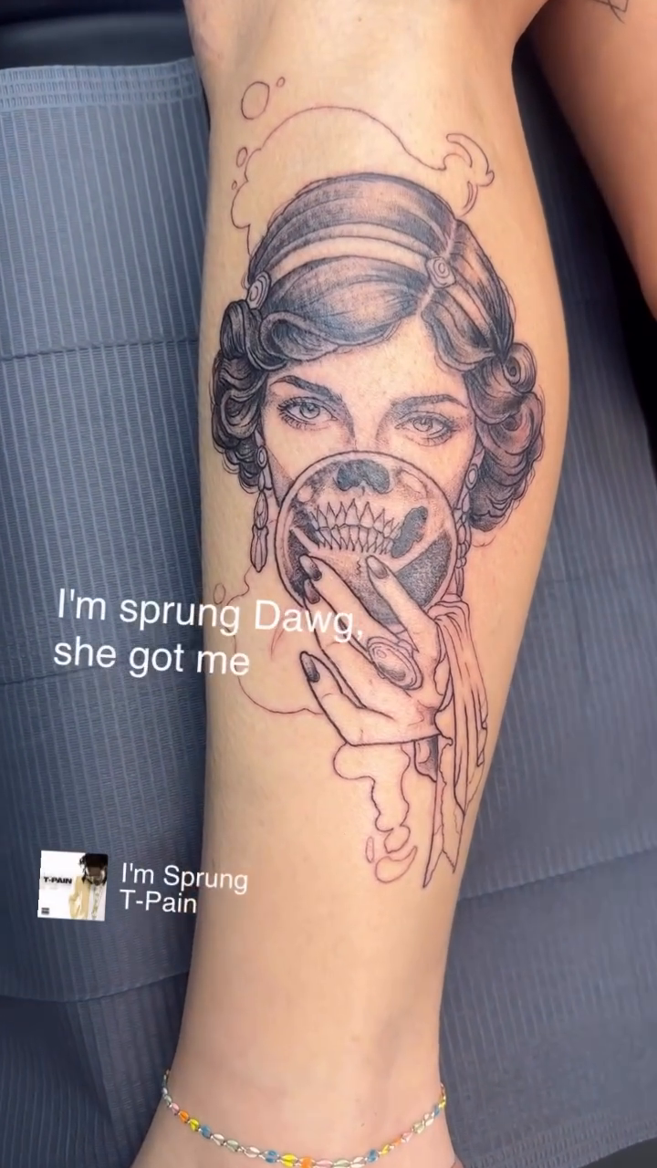 Tattoo by @bboyemo — black_and_grey, realism