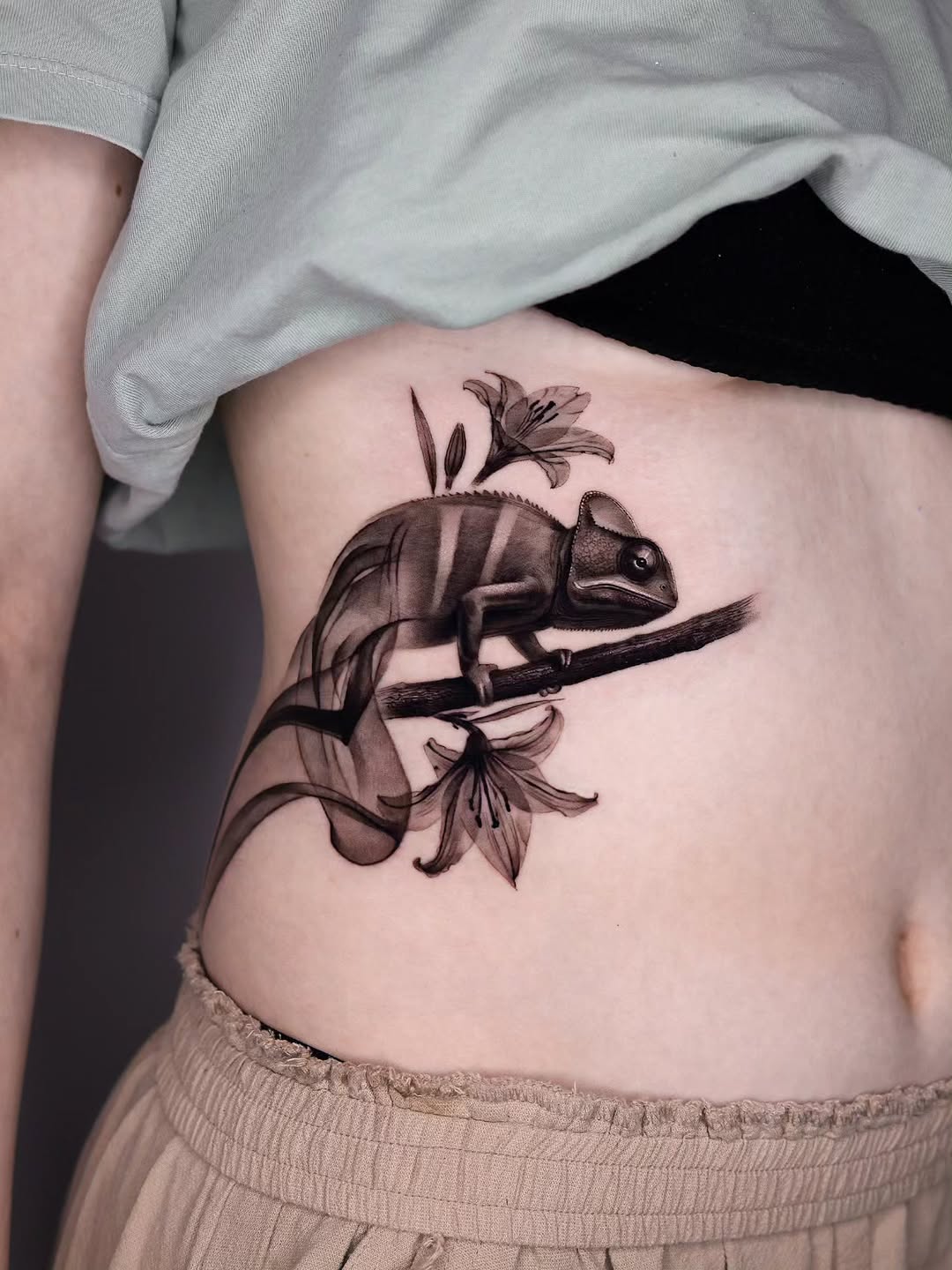 Tattoo by @ejintatt β realism, black_and_grey
