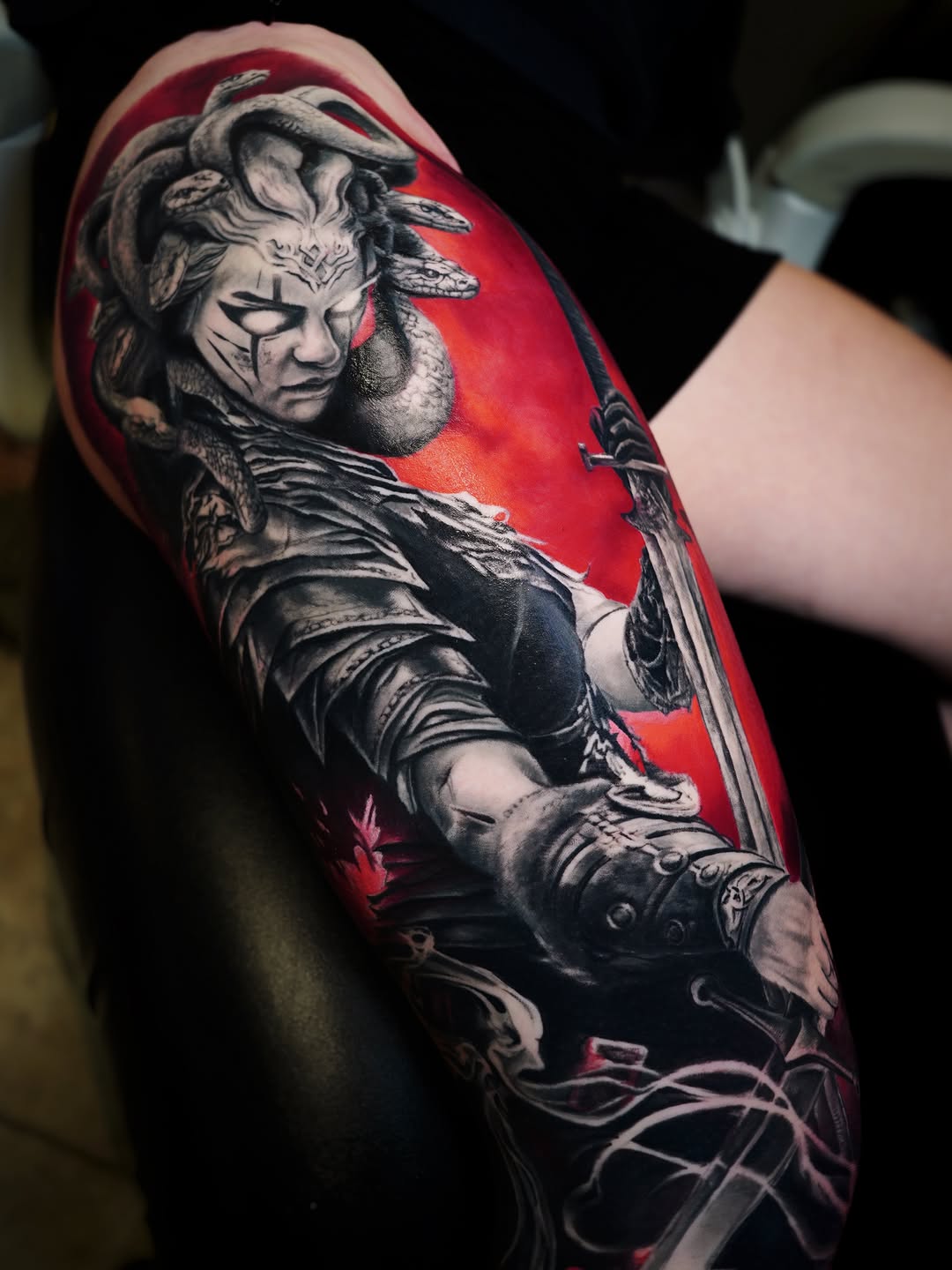 Tattoo by @thekidkennedy — realism, black_and_grey