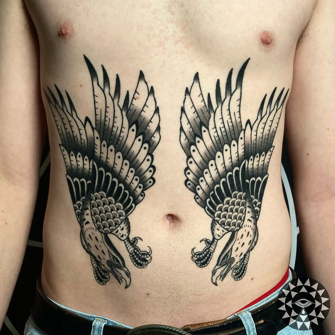 Tattoo by @chelsartistry — american_traditional, black_and_grey