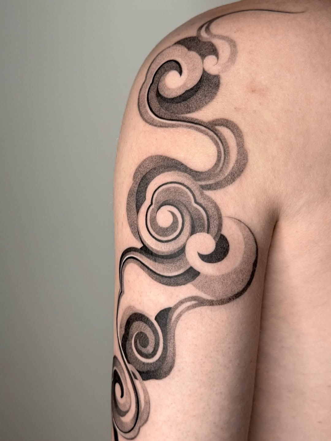 Tattoo by @sunvysideup — black_and_grey, dotwork