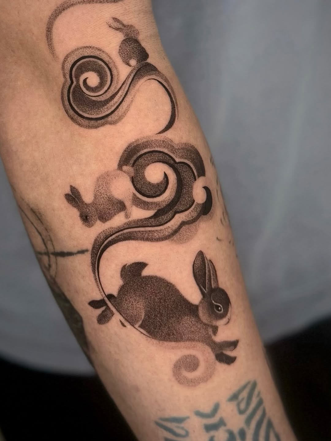 Tattoo by @sunvysideup — dotwork, black_and_grey