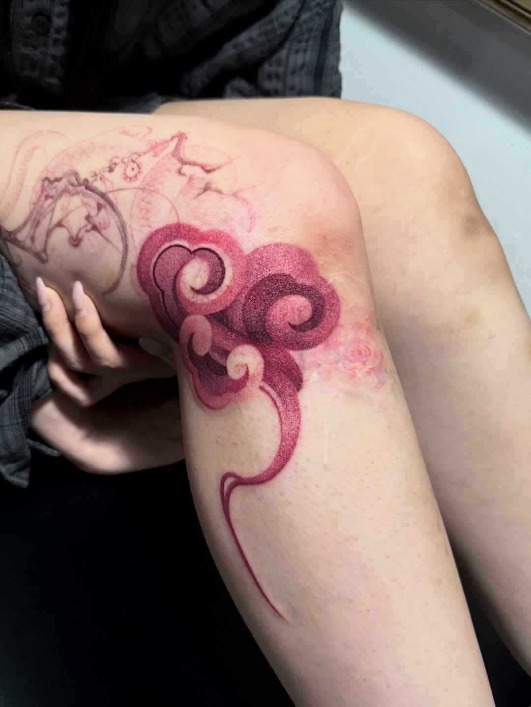 Tattoo by @sunvysideup — dotwork, ornamental