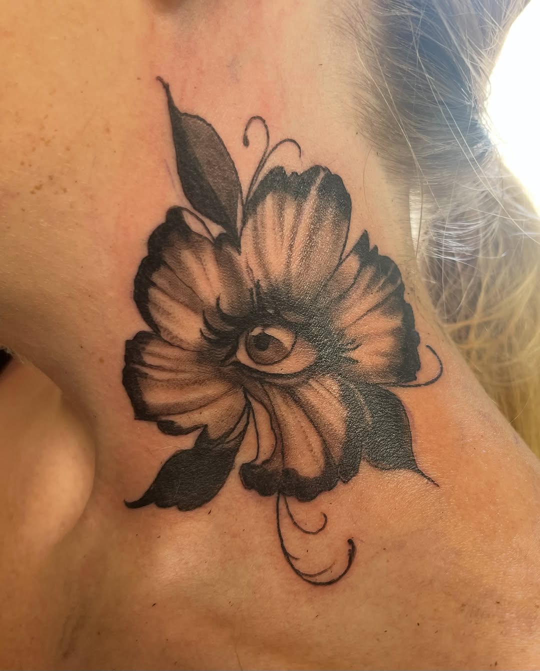 Tattoo by @lamarbodyart — black_and_grey, realism