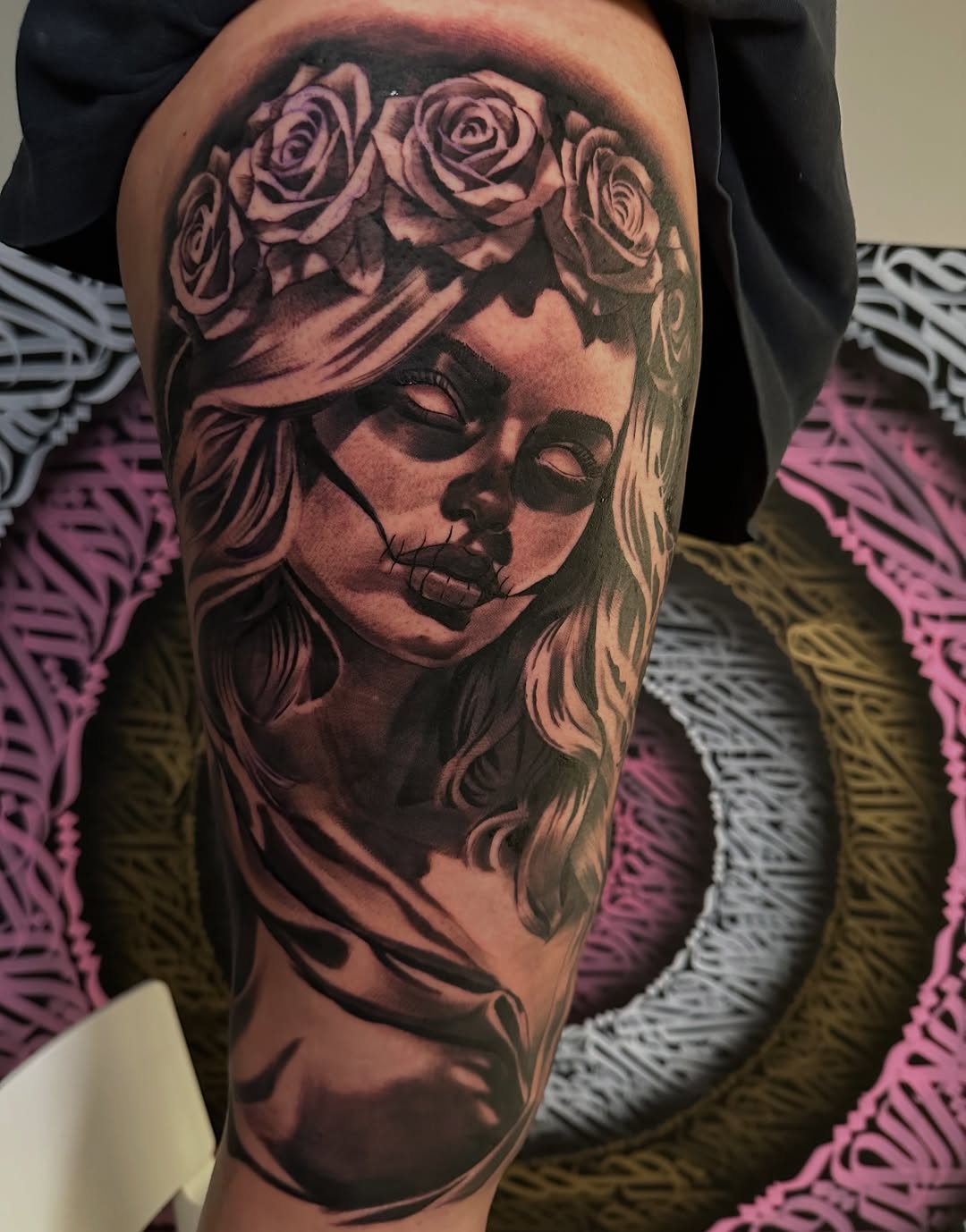 Tattoo by @getink_byjerry — black_and_grey, realism