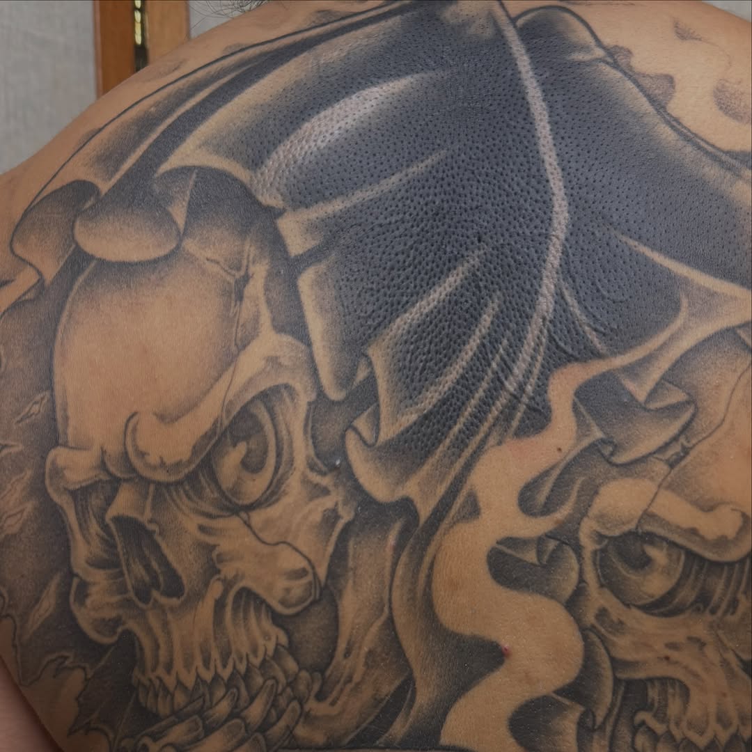 Tattoo by @que.sera8 β black_and_grey, realism