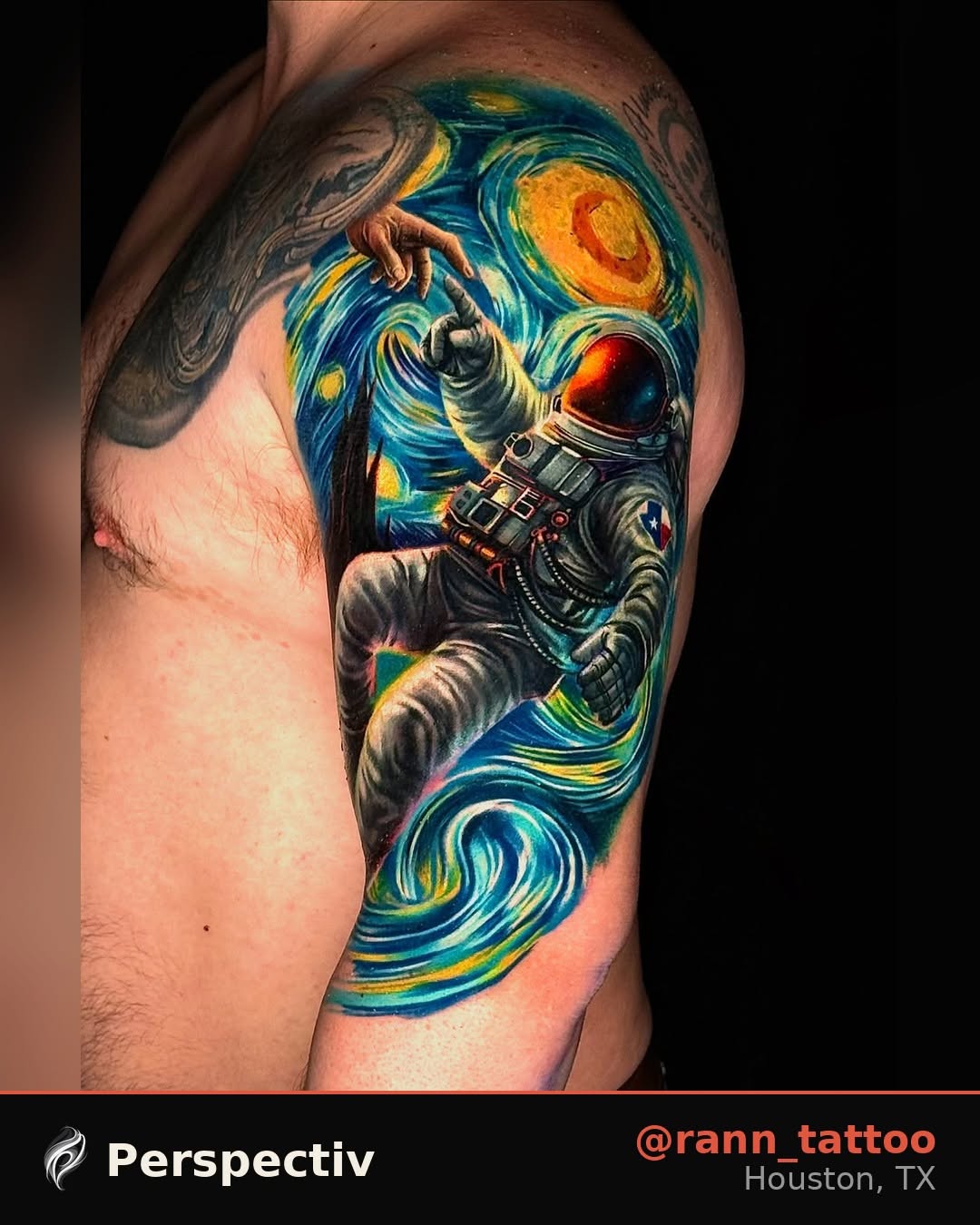 Tattoo by @perspectivink — realism, trash_polka