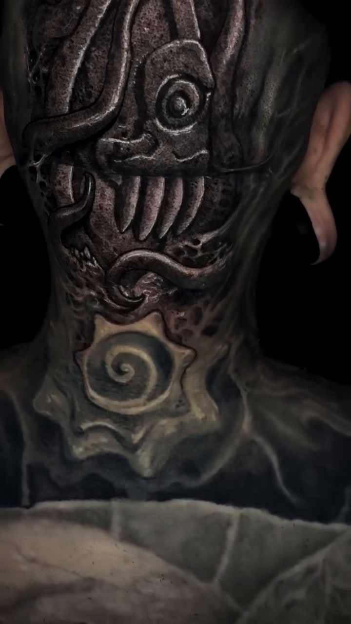 Tattoo by @ediablo — dark_realism, black_and_grey