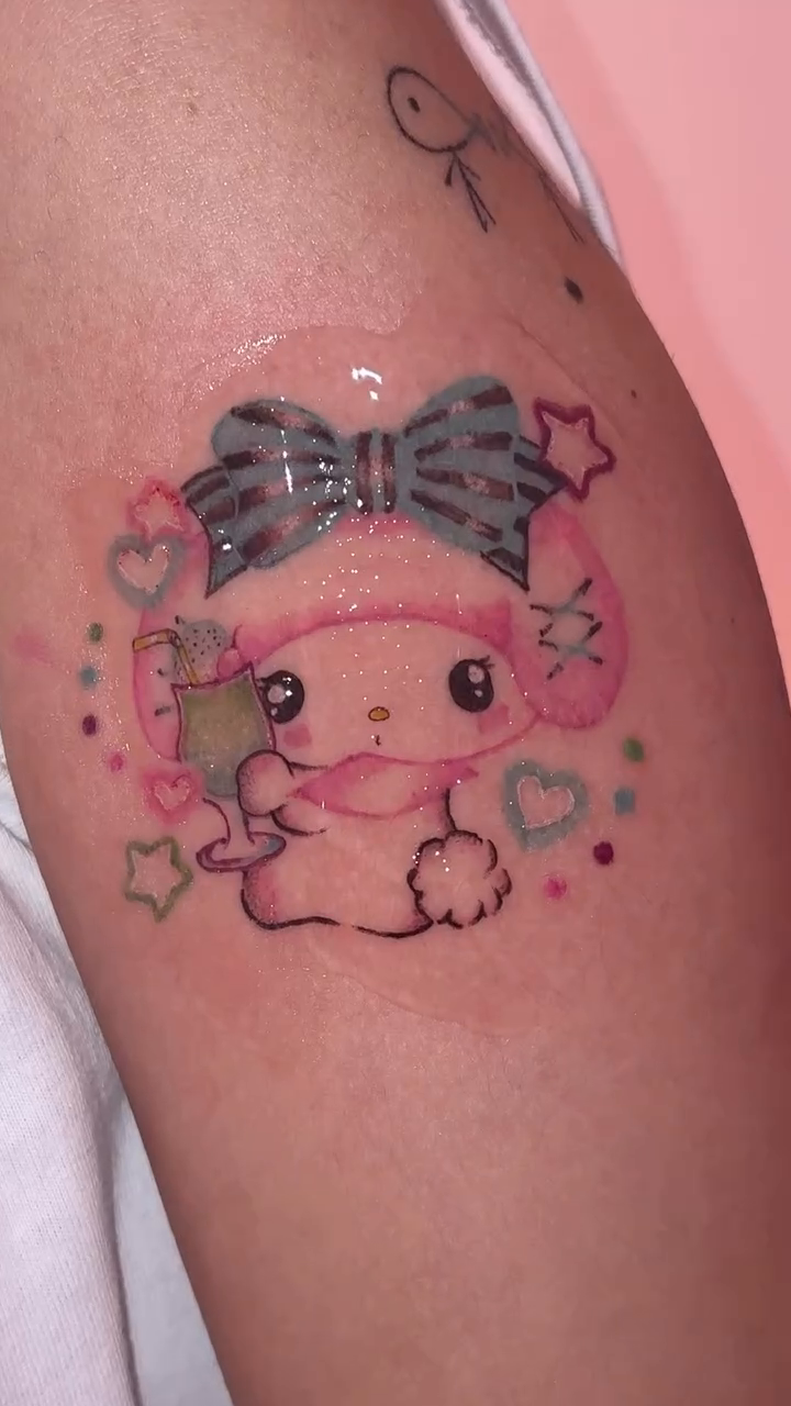 Tattoo by @neooink — anime