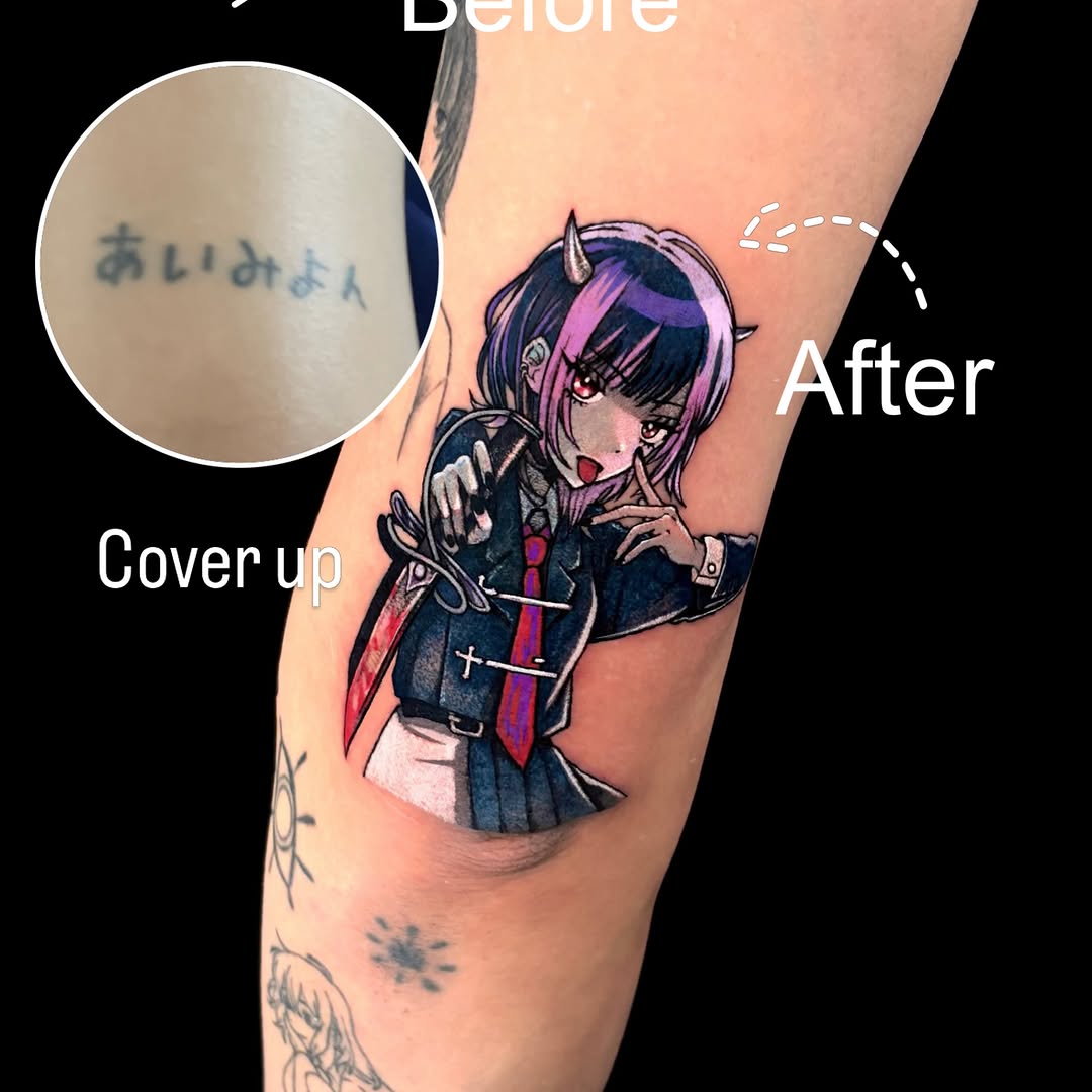 Tattoo by @tattooist_culp — anime
