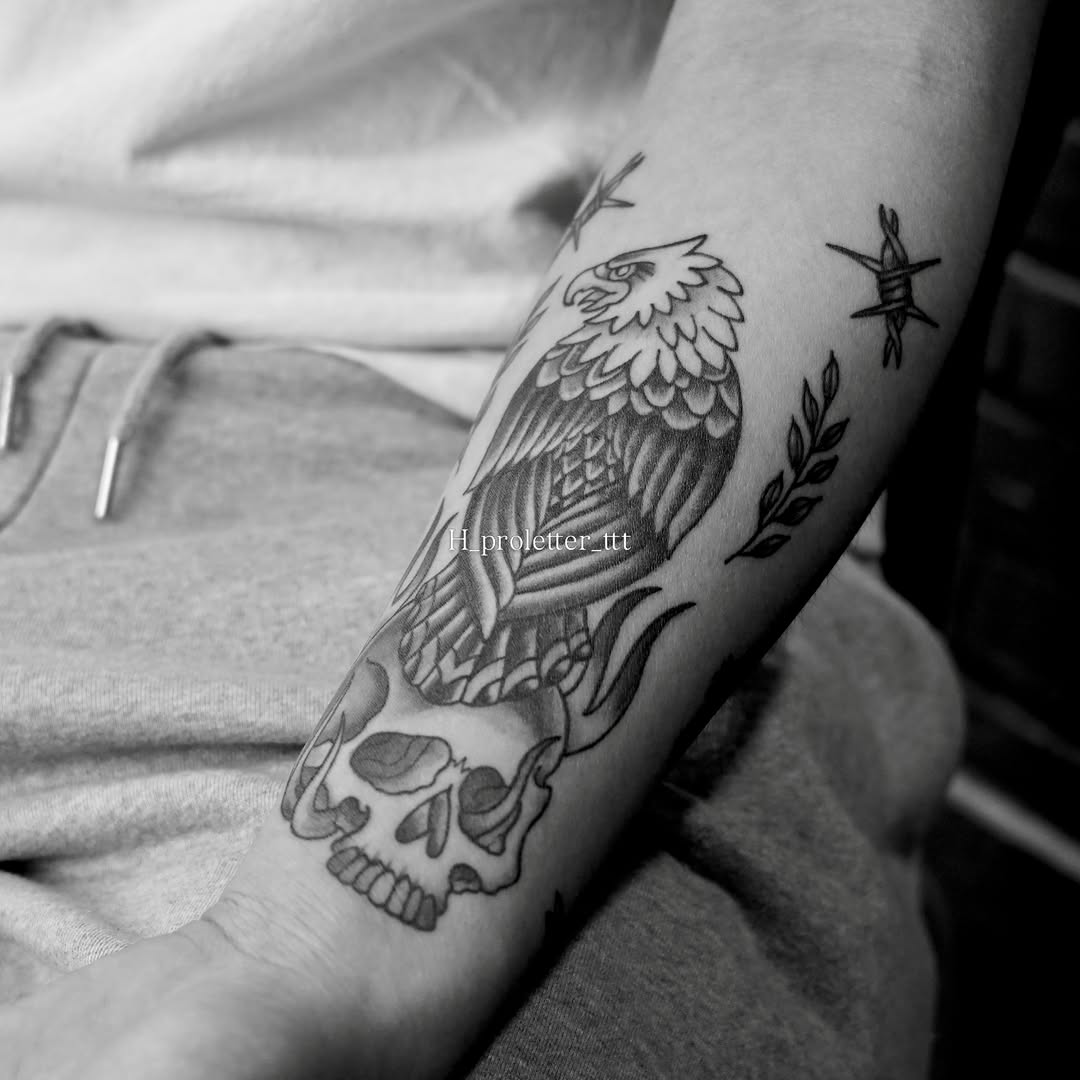 Tattoo by @h_proletter_ttt — american_traditional
