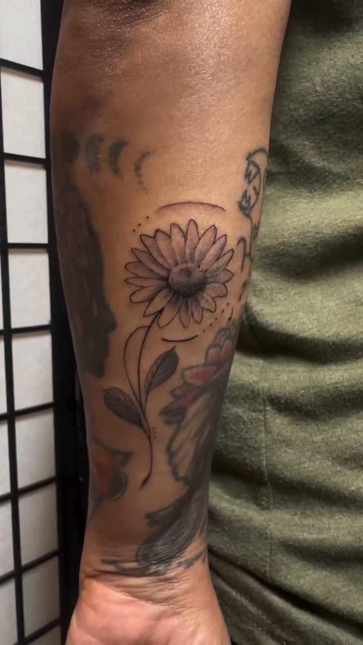 Tattoo by @dannysan14 — fine_line, black_and_grey