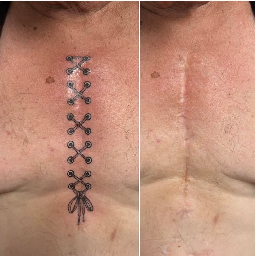 Tattoo by @juliabodyart โ fine_line, black_and_grey