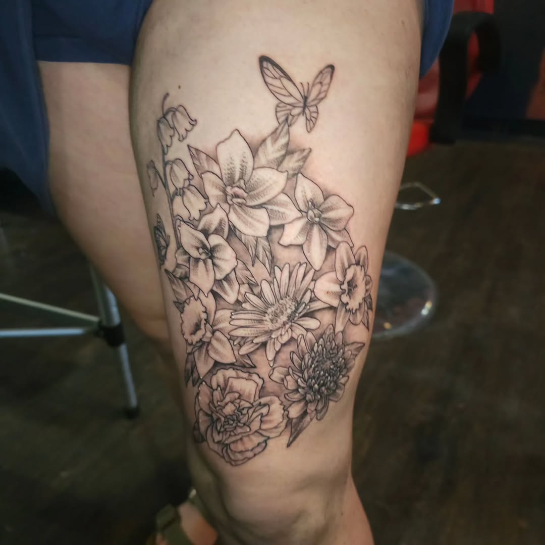 Tattoo by @remnantironandart — black_and_grey, realism