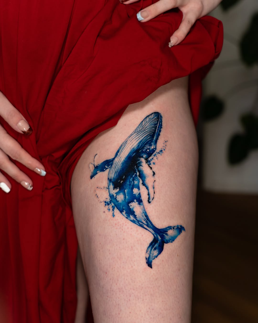 Tattoo by @k.imnii — watercolor, realism