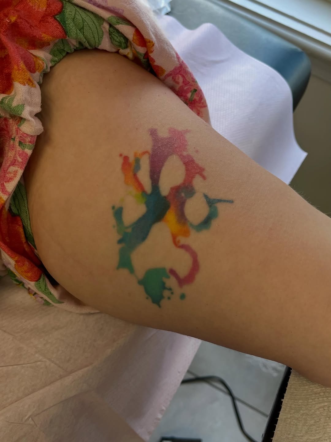 Tattoo by @taratimoon — watercolor