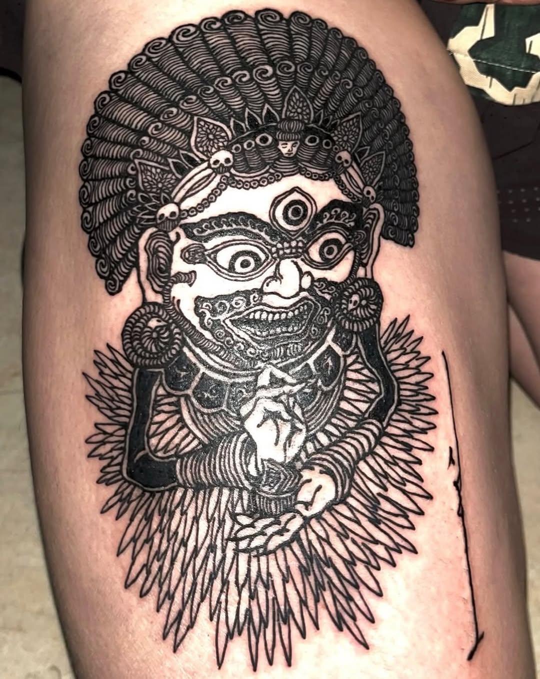 Tattoo by @ssssssssssim5 — blackwork, ornamental