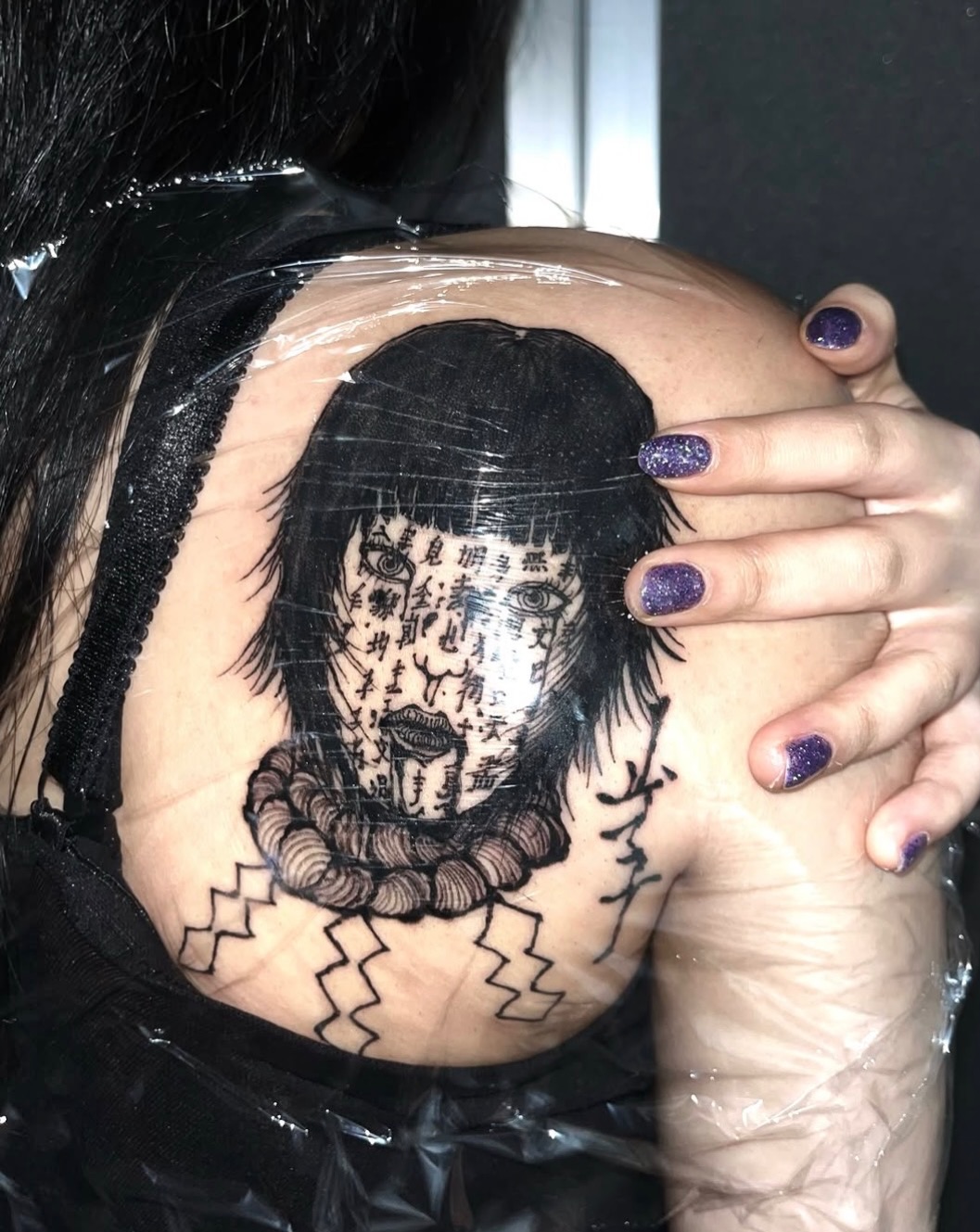 Tattoo by @ssssssssssim5 — blackwork, lettering_script