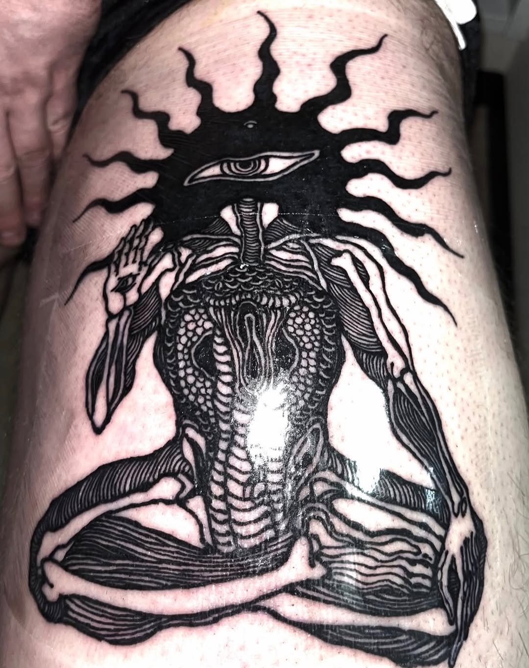 Tattoo by @ssssssssssim5 — blackwork, illustrative