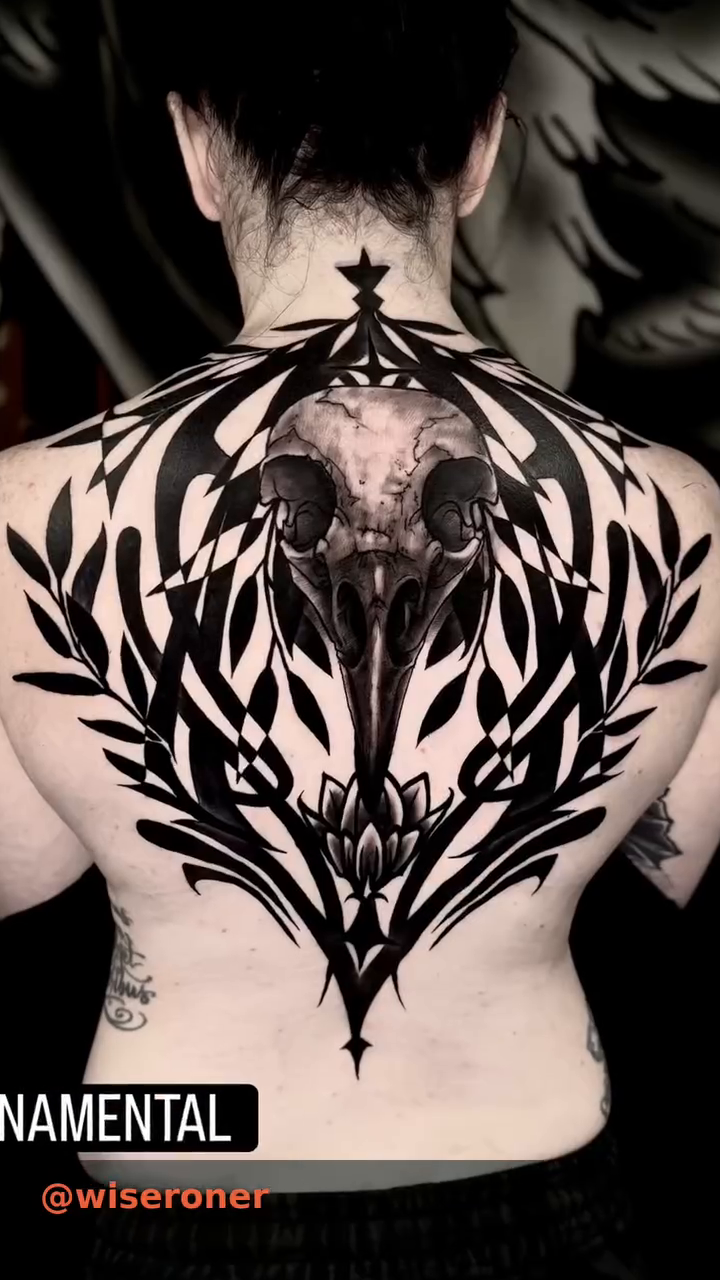 Tattoo by @perspectivink — lettering_script, blackwork