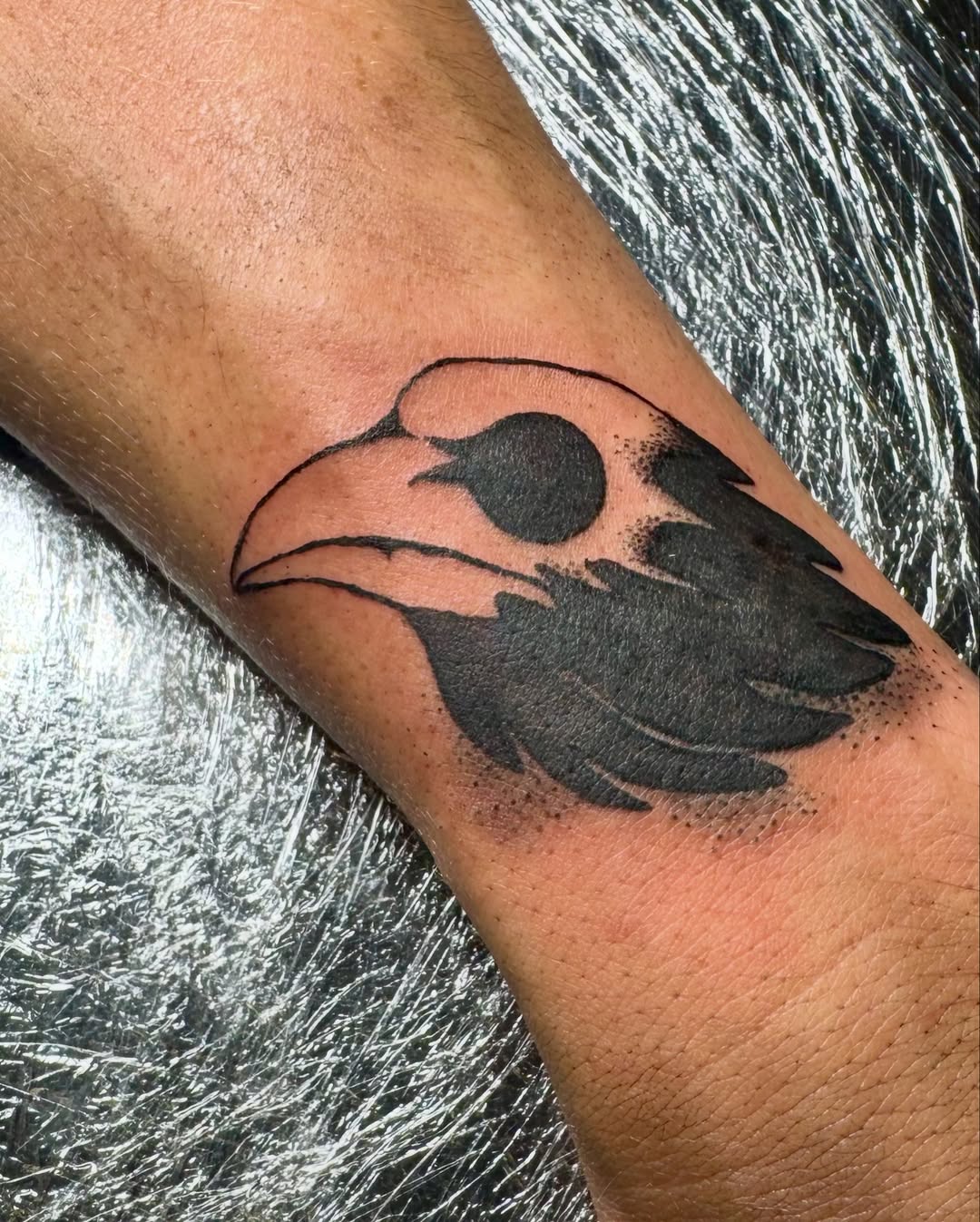 Tattoo by @sixteen_3_ — blackwork, dotwork