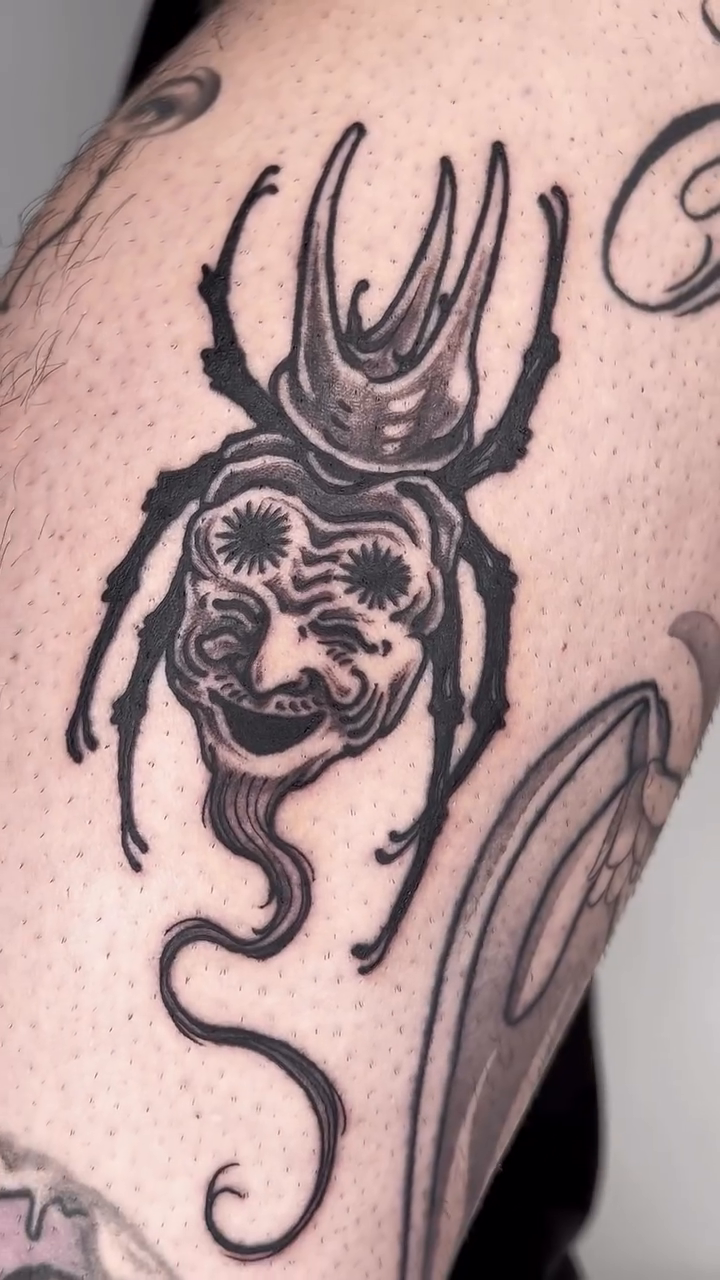 Tattoo by @da.voide_tattoo — japanese_irezumi, blackwork