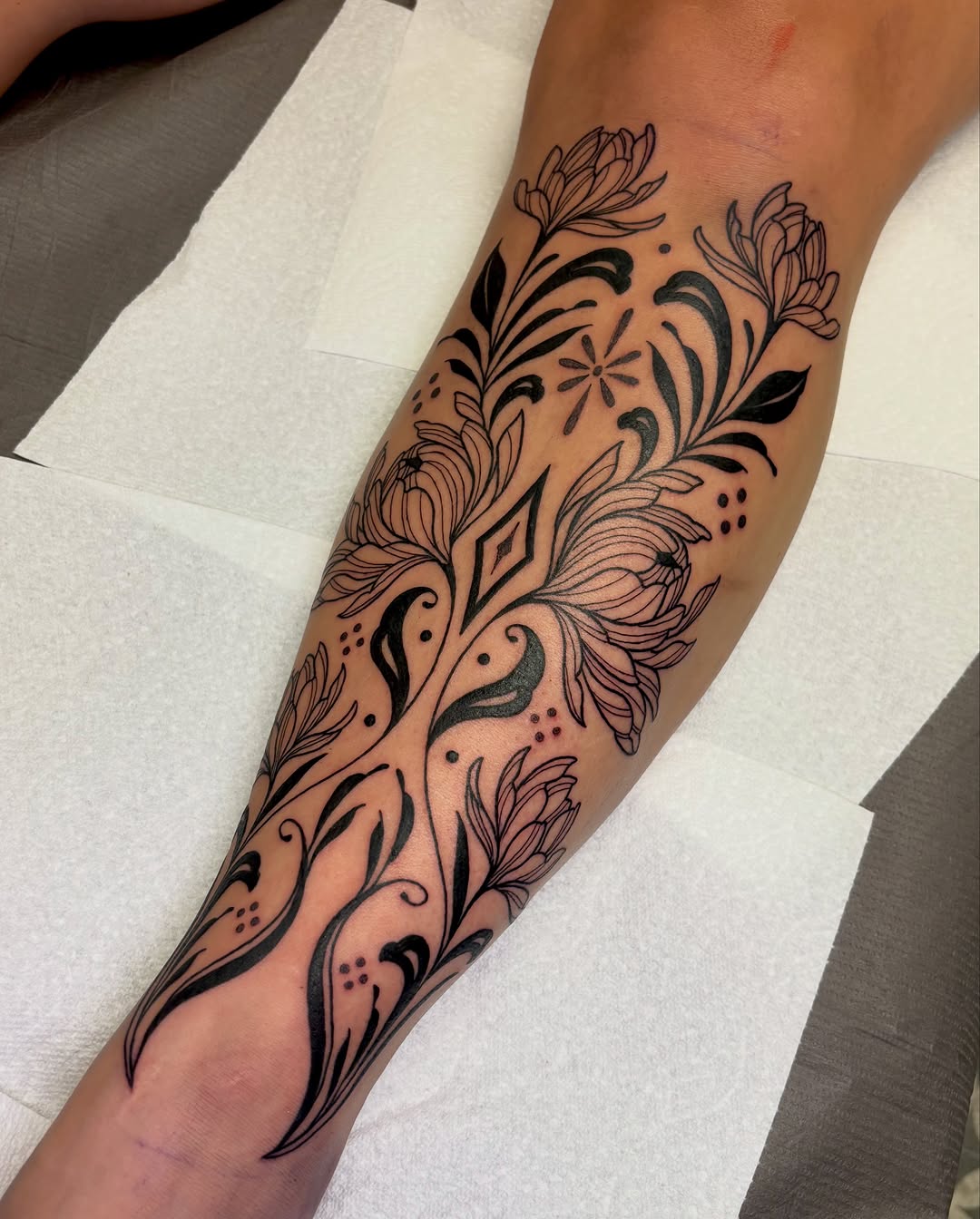 Tattoo by @soft_hand_jan — fine_line, black_and_grey