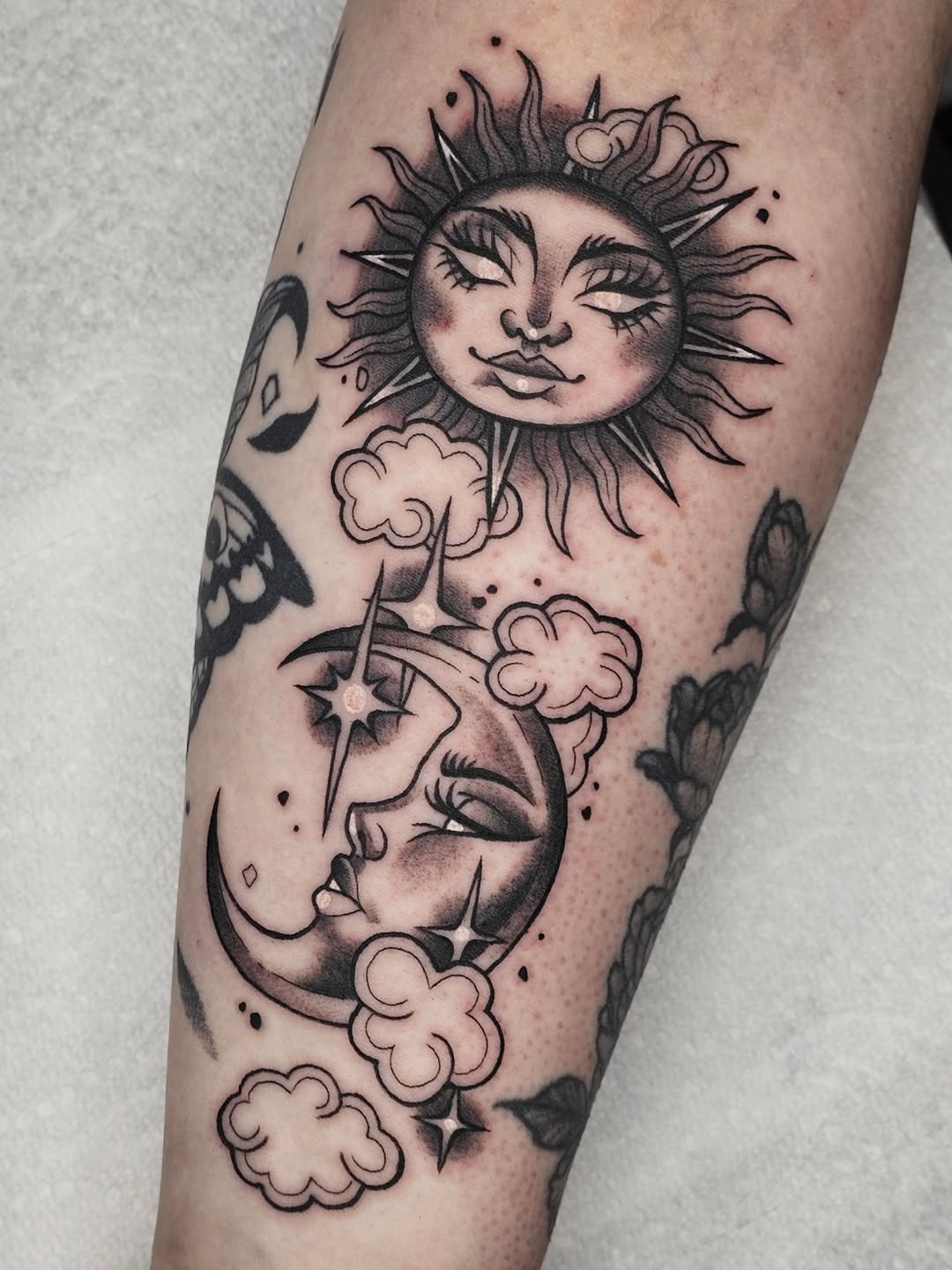 Tattoo by @alexalachutatattoos โ black_and_grey, neo_traditional