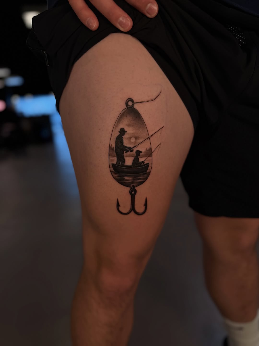 Tattoo by @nefdraws — black_and_grey, realism