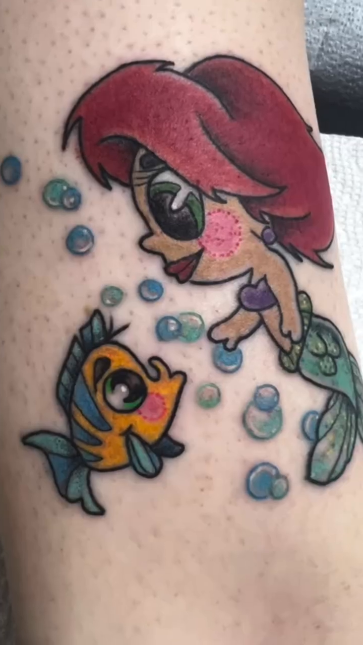 Tattoo by @itsglitter — anime