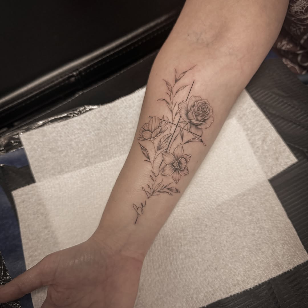 Tattoo by @linework_lacey — fine_line, lettering_script