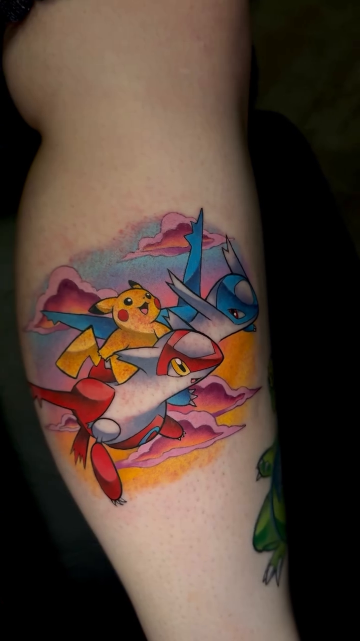 Tattoo by @alexis.tattoos — anime