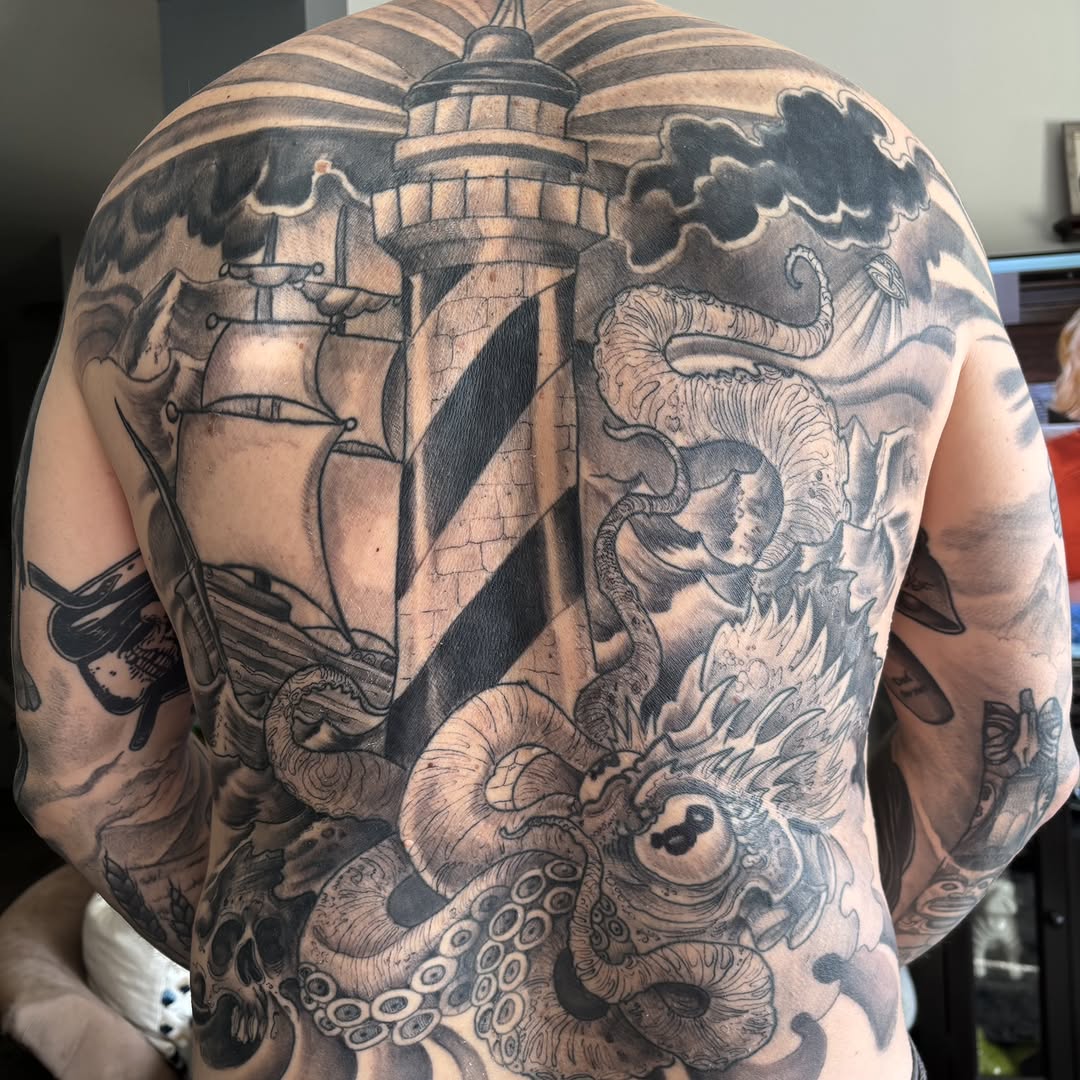 Tattoo by @jasonpellandtattoo — black_and_grey, realism