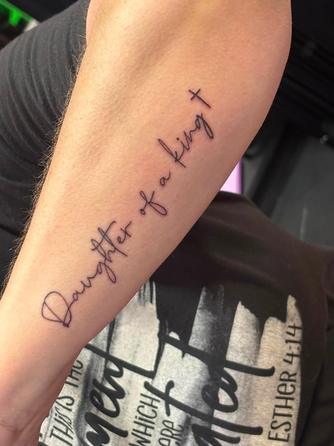Tattoo by @inked_by_amberkristina — lettering_script, fine_line