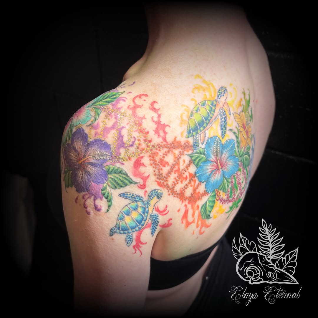 Tattoo by @elaya.tattoo.artistry β realism, watercolor