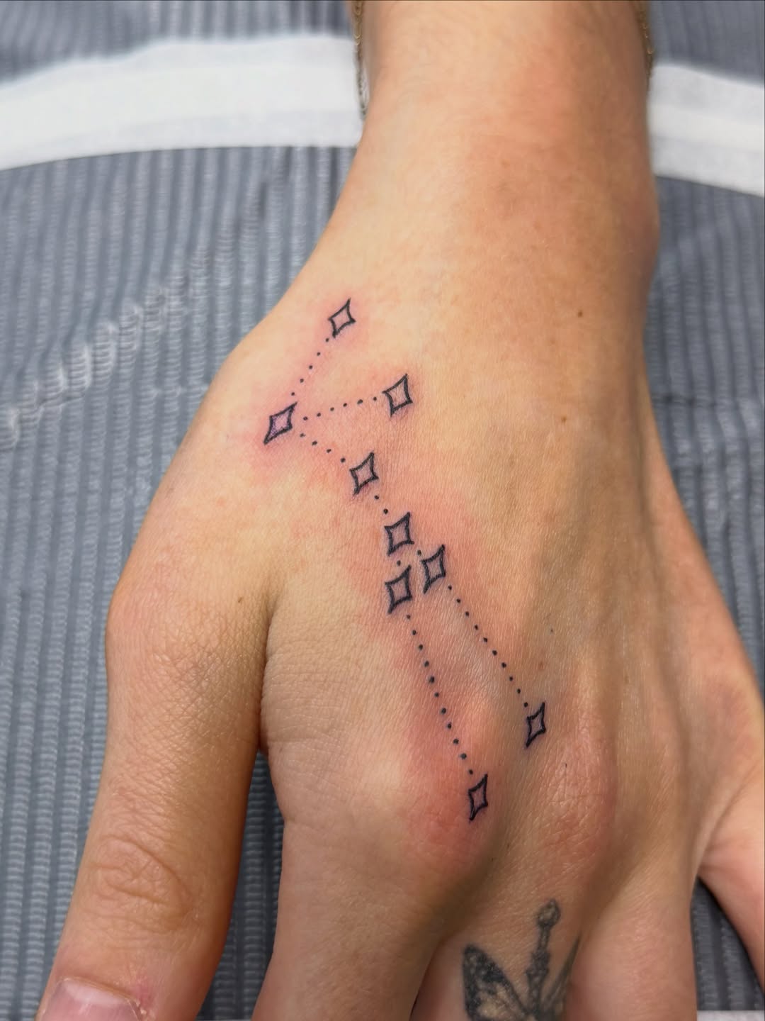 Tattoo by @chameleonart — fine_line, minimalist