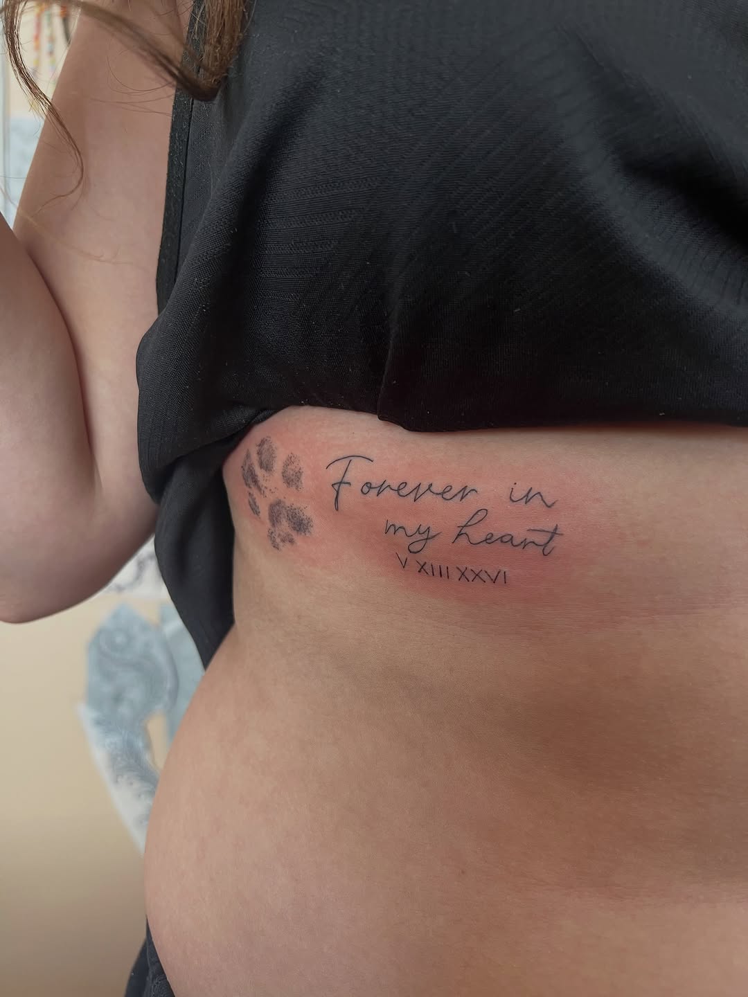 Tattoo by @tattedupbaddies_ — lettering_script, fine_line