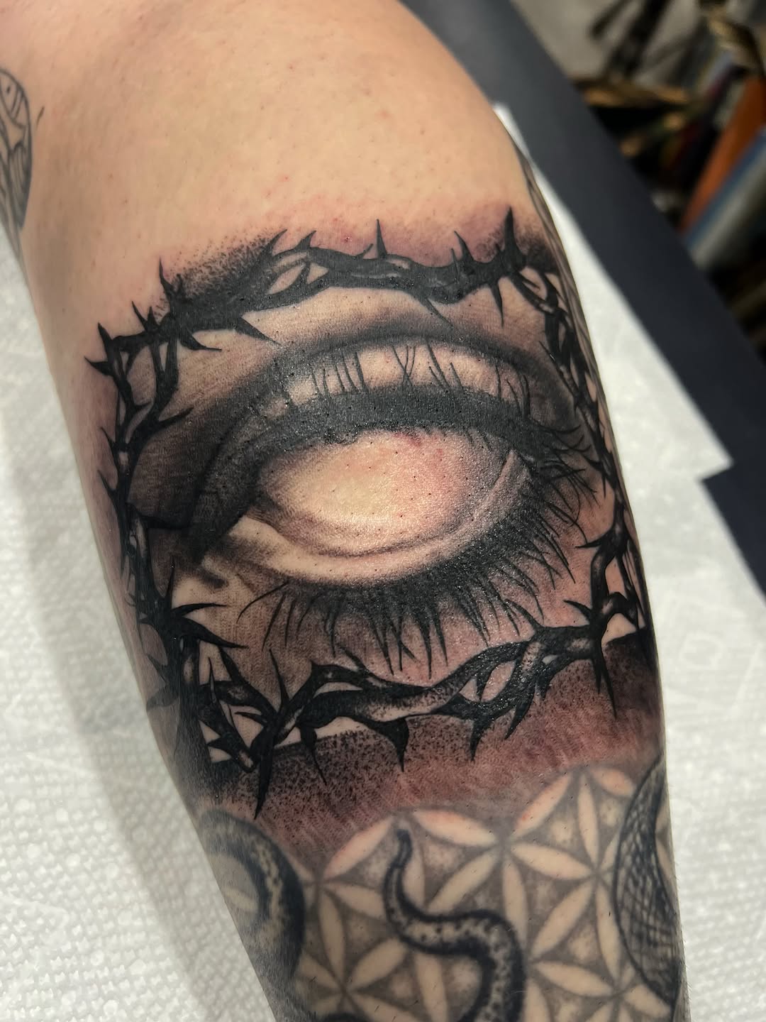 Tattoo by @peterpaychek — realism, black_and_grey