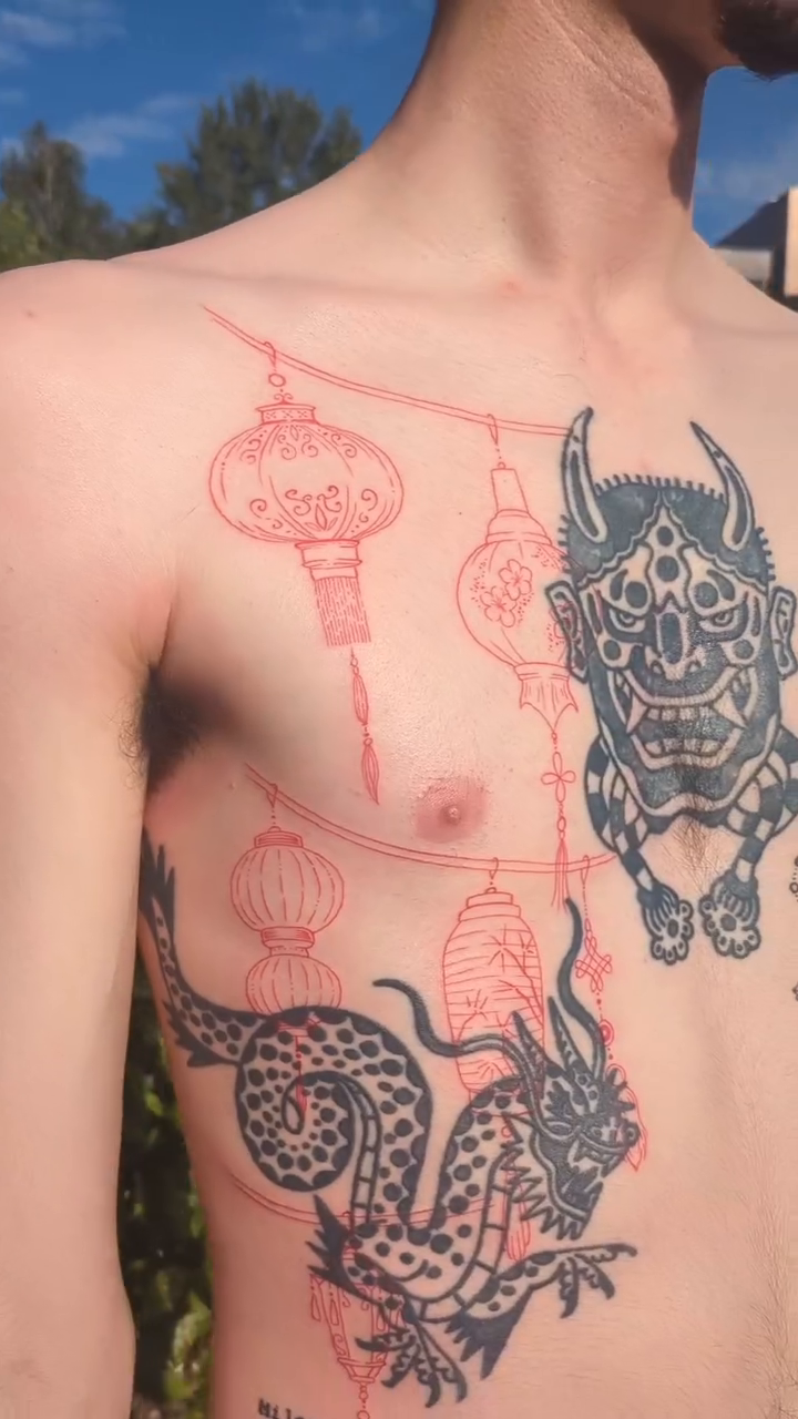 Tattoo by @elstattoos — japanese_irezumi, blackwork